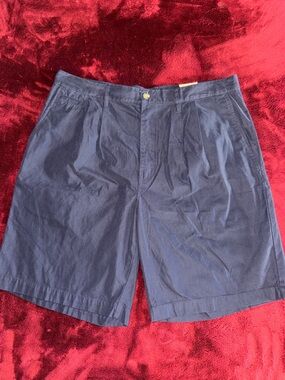 NWT Fairway Sport Men's Navy Blue Golf Shorts Cotton SIZE 34